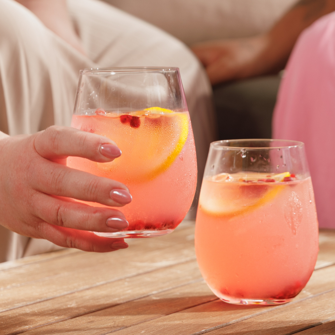 Pomegranate Gin Fizz