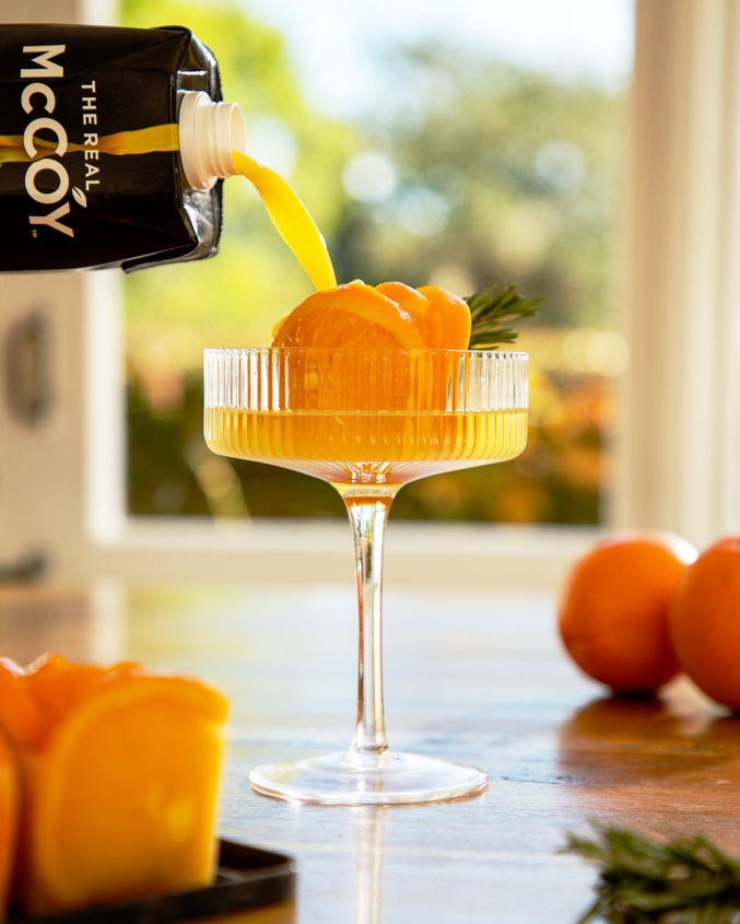 Orange Rose Ice Cubes